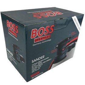 تصویر سنباده لرزان گرد چرخشی (اوربیتال) 1000 وات باس مدل BS 123 GL 279-6 BOSS 1000W  BS123GL279-6