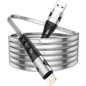 تصویر کابل شارژ هوکو مدل U105 با سری لایتنینگ ا HOCO U105 Treasure jelly braided charging data cable for LIGHTNING HOCO U105 Treasure jelly braided charging data cable for LIGHTNING