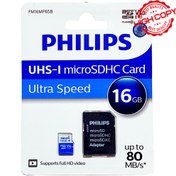 تصویر رم میکروPHILIPS 80MB A1 V30 16G 