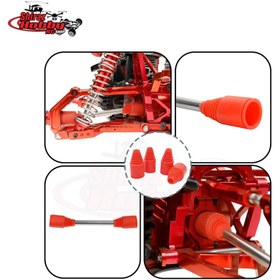 تصویر BAJA RED AXLE DRIVESHAFT BOOTS COMPATIBLE WITH HPI BAJA 