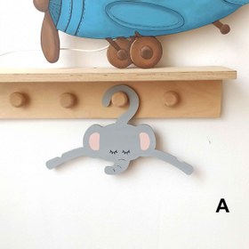 تصویر چوب لباسی مدل فیل 