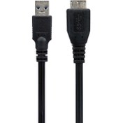 تصویر کابل هارد USB 3.0 به طول 0.6 متر ا USB 3.0 Hard Cable 0.6M USB 3.0 Hard Cable 0.6M