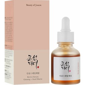 تصویر سرم جینسنگ حلزون بیوتی آف جوسان [بازسازی و ترمیم پوست] beautyofjoseon Revive Serum : Ginseng + Snail Mucin