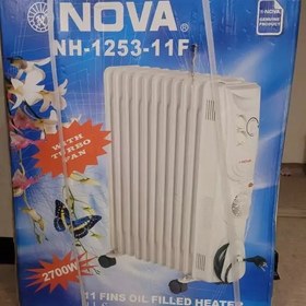 تصویر شوفاژ روغنی 11 پین نوا مدل Nova NH-1253-11F 