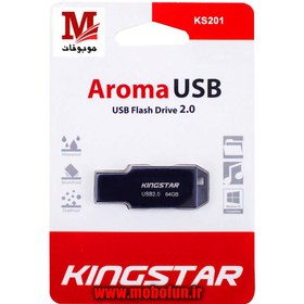 تصویر فلش مموری کینگ استار AROMA KS201 64GB KINGSTAR AROMA KS201 64GB USB 2.0 Flash Memory