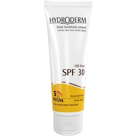 تصویر لوسيون ضد آفتاب SPF30 فاقد چربی هیدرودرم 