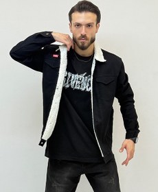 تصویر کت جین داخل جین خر مردانه 