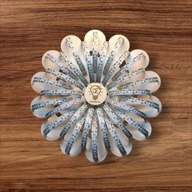 تصویر لامپ دست ساز گلی 8 پیکسل 