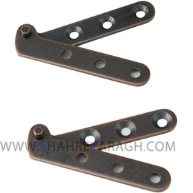 تصویر لولا پاشنه 360 درجه (جفتی) لولا پاشنه 360 درجه (جفتی)