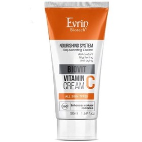 تصویر کرم تغذیه و روشن کننده اورین بیوتک مدل VITAMIN C حجم 50 میلی لیتر 