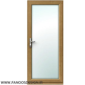 تصویر در upvc حمام ضد آب تمام پنل شیشه خور کد 20009 