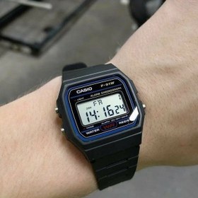 تصویر ساعت مچی نوستالژی کاسیو مدل CASIO F-91W-1DG 