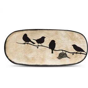 تصویر طرح پرنده روی شاخه برای چشم بند خواب کورال Bird Design for Coral612 Sleep Mask