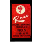 تصویر سوزن خیاطی دستی مدل رز Rose سایز 5 بسته 20 عددی 