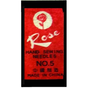 تصویر سوزن خیاطی دستی مدل رز Rose سایز 5 بسته 20 عددی 