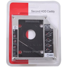 تصویر مبدل کدی هارد لپ تاپ 12.7 میلیمتر ا SATA HDD SSD Hard Drive Caddy 12.7mm SATA HDD SSD Hard Drive Caddy 12.7mm