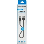 تصویر کابل تبدیل USB به microUSB کینگ استار مدل K103A طول 0.25 