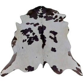 تصویر پوست طبیعی گاو Natrual cowhide rug