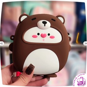 تصویر کیف سیلیکونی طرح تدی Teddy design silicone bag