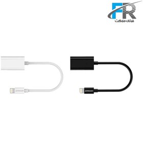 تصویر کابل مبدل 1 به 2 Lightning جوی روم مدل S-M343 Joyroom Cable Connector 2-in-1 Lightning port S-M343