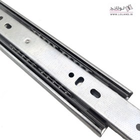 تصویر ریل پهن ساچمه ای کشو WEST 