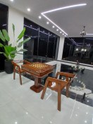 تصویر میز تخته نرد و شطرنج لاکچری 