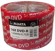 تصویر دی وی دی خام ری دیتا بسته 50 عددی ا Ridata DVD-R - Pack of 50 Ridata DVD-R - Pack of 50