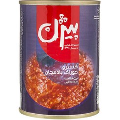 تصویر کنسرو خوراک بادمجان 380 گرمی بیژن 