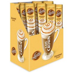 تصویر پودر 24 عددی کافه لاته با طعم کاراملی فوری اولکر Ulker 