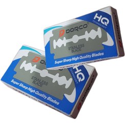 تصویر تیغ اصلاح سنتی دورکو DORCO تعداد 20 بسته 10 عددی (بکس) 