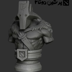 تصویر اکشن فیگور juggernaut dota 2 مدل نیم تنه Bust 