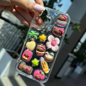 تصویر قاب Hello kitty in the beach 