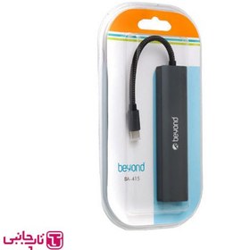 تصویر هاب BA-415 6-in-1 Type-C USB3.0/HDMI/PD/RJ45 بیاند Beyond BA-415 6-in-1 Type-C USB3.0/HDMI/PD/RJ45 HUB