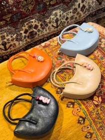 تصویر کیف قایقی دخترونه کد۱۱۱ - مشکی 