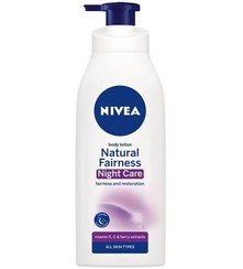 تصویر لوسیون بدن 400 میل مراقبت شبانه نچرال فرنس نیوآ Nivea 