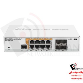 تصویر روتر سوئیچ CRS112-8P-4S-IN میکروتیک Mikrotik Router Switch CRS112-8P-4S-IN