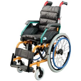 تصویر ویلچر کودک آزمد مدل AZ980LF-P Aluminum Wheelchair Azmed AZ980LF-P