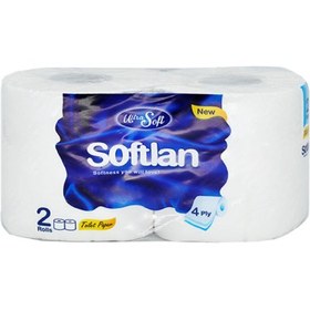تصویر سافتلن دستمال توالت 2 قلو 