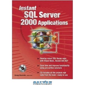 تصویر دانلود کتاب Instant SQL server 2000 applications برنامه های Instant SQL Server 2000