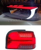 تصویر چراغ جلو اسپرت لامبورگینی طرح NEW T قرمز دودی 