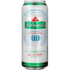 تصویر ماءالشعير کاناپيليس بدون الکل کلاسيک 500 ميل Kalnapilis مدل Kalnapilis Alcohol Free Beer Kalnapilis Non-Alcoholic Beer 500ml