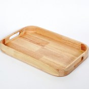 تصویر سینی چوبی مستطیل متوسط کد 3511113 