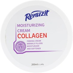 تصویر کرم مرطوب کننده رینوزیت (Renuzit) مدل COLLAGEN حجم 200 میلی لیتر renuzit moisturizing cream collagen model 200ml volume