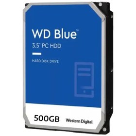 تصویر هارد اینترنال وسترن دیجیتال سری آبی مدل WD BLUE ظرفیت 500 گیگابایت 