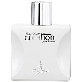 تصویر ادکلن باگ سانز کریشن سفید پورهوم حجم 100 میل Baug Sons Creation pour home 100 ml