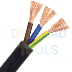 تصویر کابل برق افشان 3در4(4*3) کلاف کابل لوشان - کلاف 100 متری می باشد. Flexible cable 3 × 4, Lowshan cable