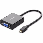 تصویر مبدل MicroHDMI به VGA/AUX یوگرین - مدل 40268 