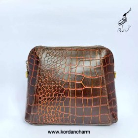 تصویر کیف دوشی چرم مدل النا طرح پریما 