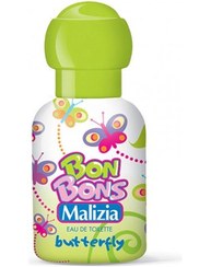 تصویر عطر کودک بن بن باترفلای malizia bon bons butterfly رایحه ادامس میوه ای malizia bon bons butterfly