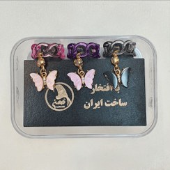 تصویر حلقه روسری آویزدار – بسته ۳ عددی – طرح ۱ 